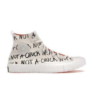 Converse UnTitl3d Not A Chuck High Top Shoes Men's Size 11.5 US Off White/White
